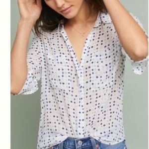 Anthropologie Cloth & Stone Tavira Button-down